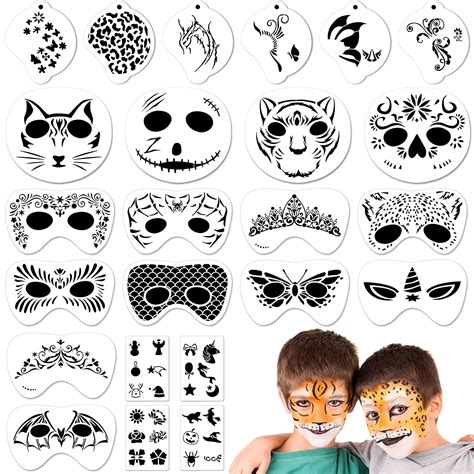 Free Printable Face Paint Stencils