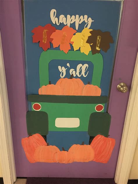 Free Printable Fall Door Decorations