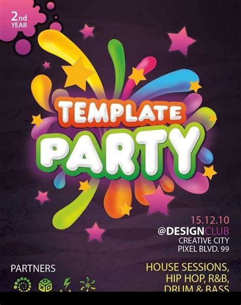 Free Printable Flyers For Parties Designs