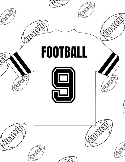 Free Printable Football Coloring Pages For Kids