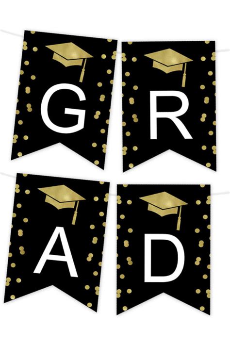 Free Printable Graduation Banner Templates for Microsoft Word