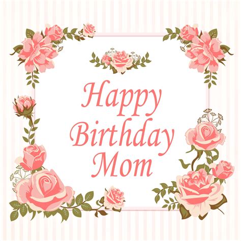 Free Printable Happy Birthday Mom Card