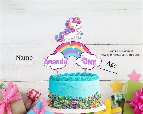 DIY Unicorn Cake Topper