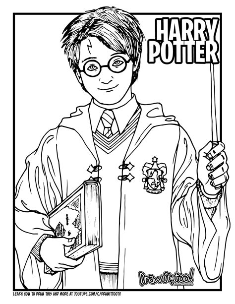 Free printable Harry Potter coloring pages