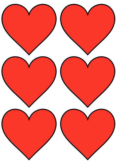 Tips and variations for using free big heart template printables