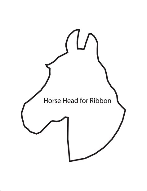 Free Printable Hobby Horse Head Template