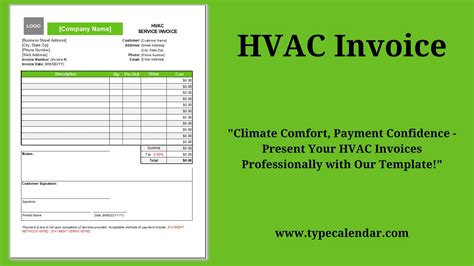 Free Printable HVAC Invoice Template Mistakes