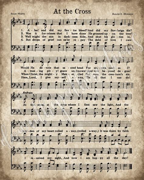 Free Printable How Great Thou Art Hymn Lyrics