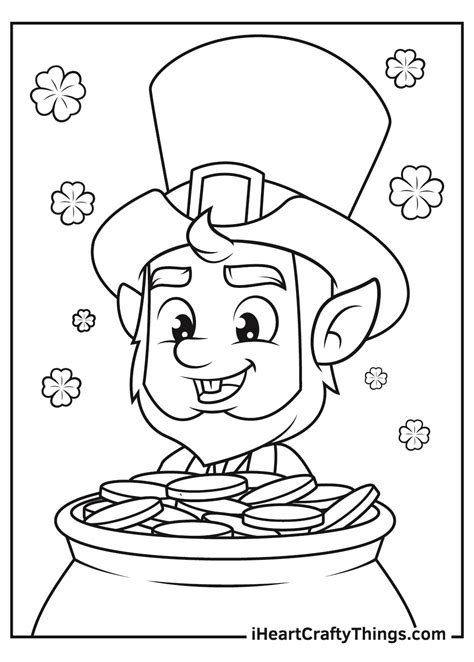 Free Printable Leprechaun Coloring Pictures for Kids