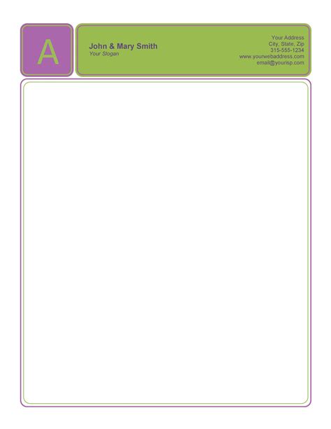 Free Printable Letterhead