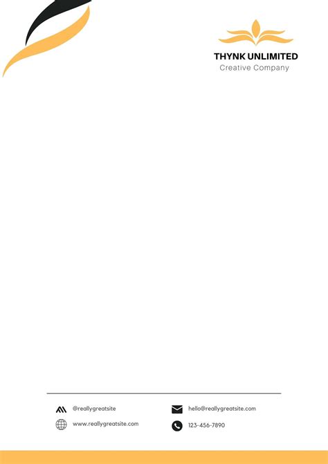 Free Printable Letterhead Template