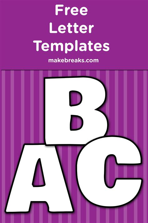 Printable Alphabet Templates for Lettering