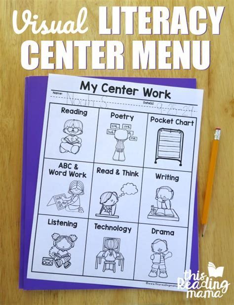 Free Printable Literacy Centers