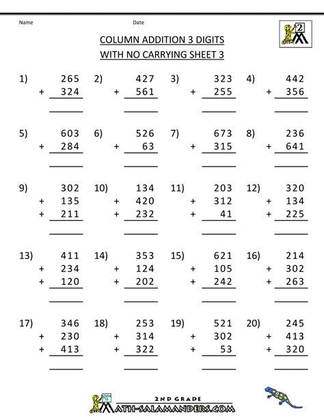 Free Printable Math Worksheets for 3rd Grade Students Gallery 6