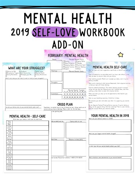 10 free printable mental health worksheets