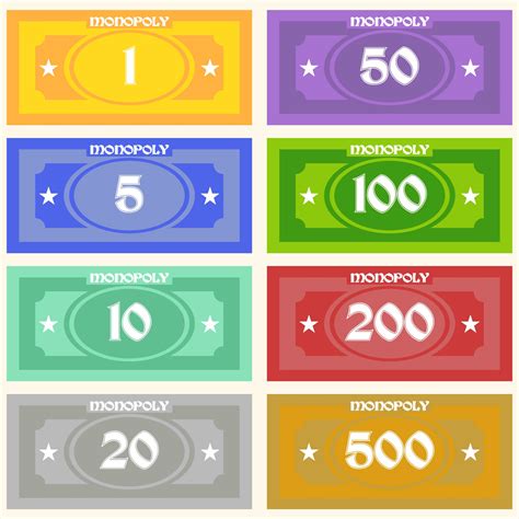 Free Printable Monopoly Money