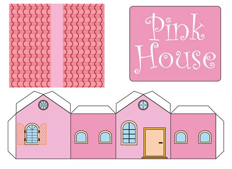 Free Printable Paper Doll House Templates