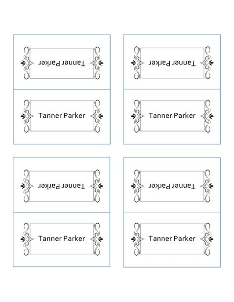 Free Printable Place Cards