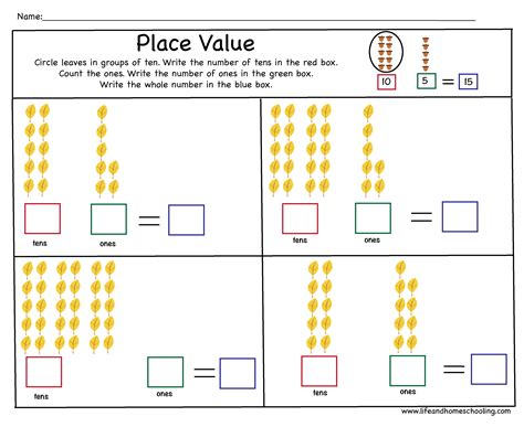 Free Printable Place Value Worksheets for Kids