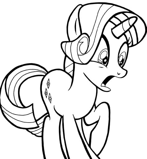 Free Printable Pony Coloring Pages