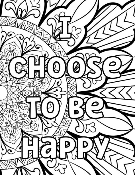 Free Printable Positive Affirmation Coloring Pages Resources