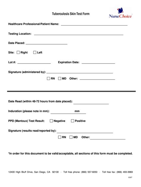 Free Printable PPD Form Template