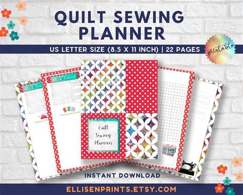 Free Printable Quilt Journal Pages