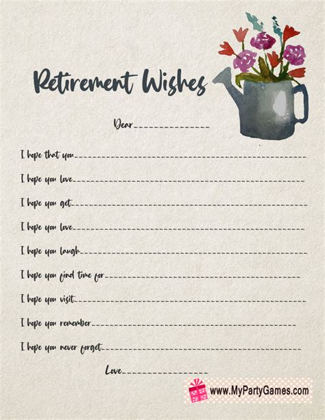 Free Printable Retirement Party Games