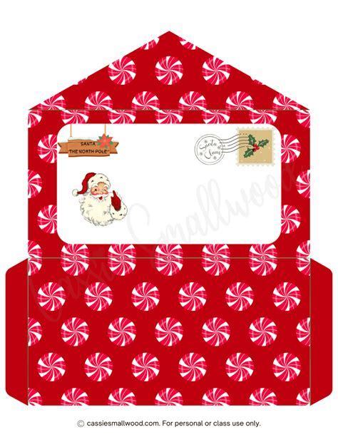 Free Printable Santa Envelopes