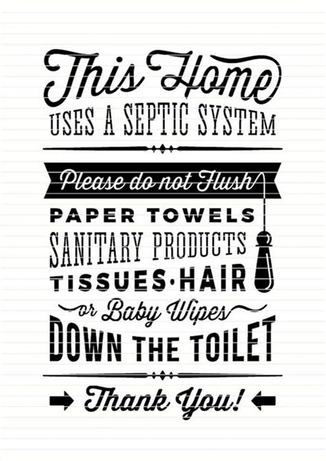 Free printable septic warning signs