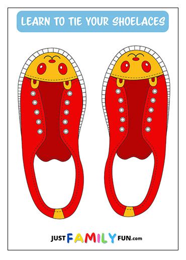 Free Printable Shoe Lacing Templates