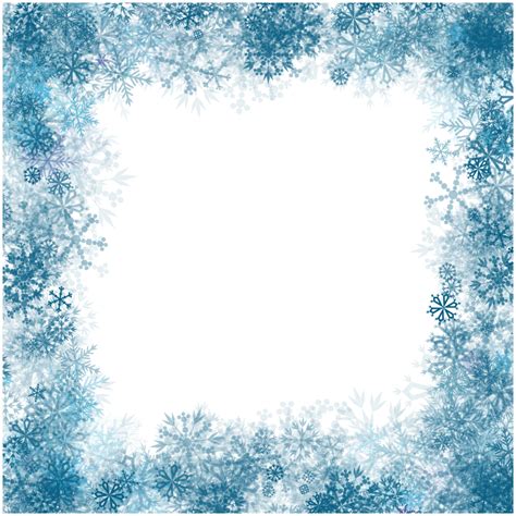 Free Printable Snowflake Border Templates