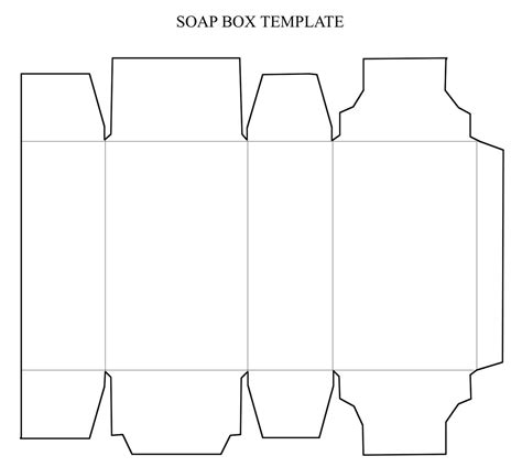 Free Printable Soap Box With Lid Template Design