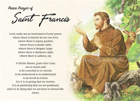 Free Printable St Francis Prayer