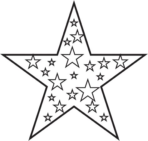 Free Printable Stars Coloring Pages For Kids