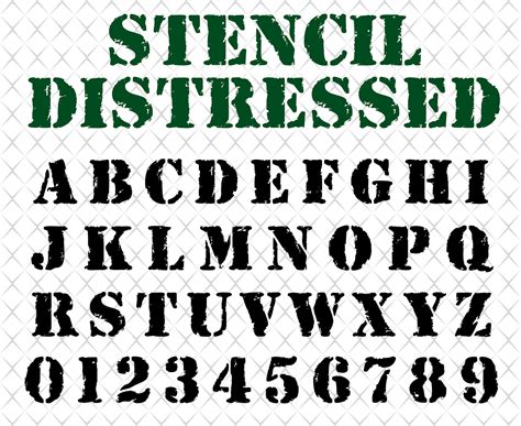 10 Free Printable Stencil Fonts