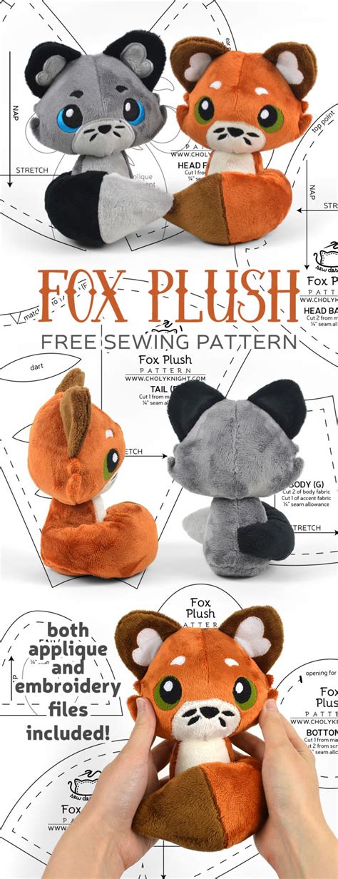 Free Printable Stuffed Animal Patterns