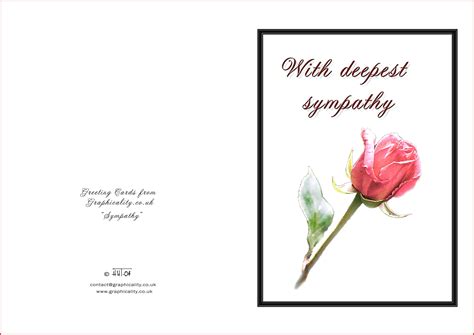 Free printable sympathy cards