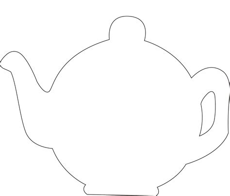 Free Printable Teapot Template