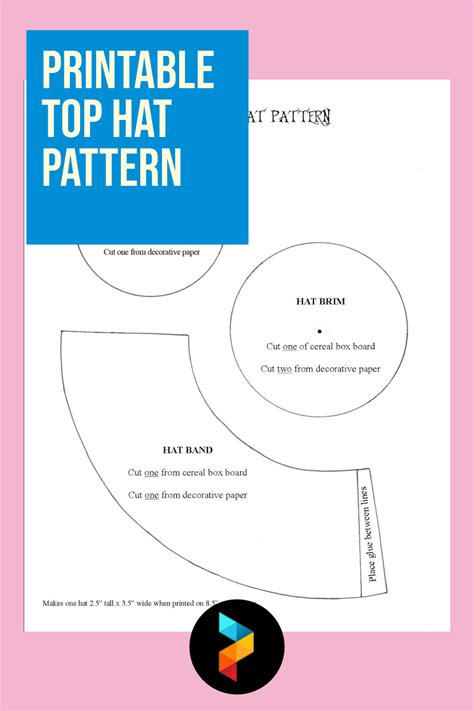 Free Printable Top Hat Template for Kids