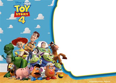 Free Printable Toy Story Invitations