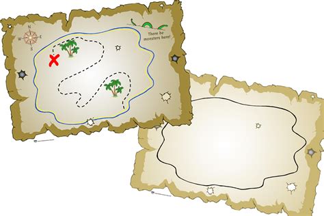 Free Printable Treasure Map Templates