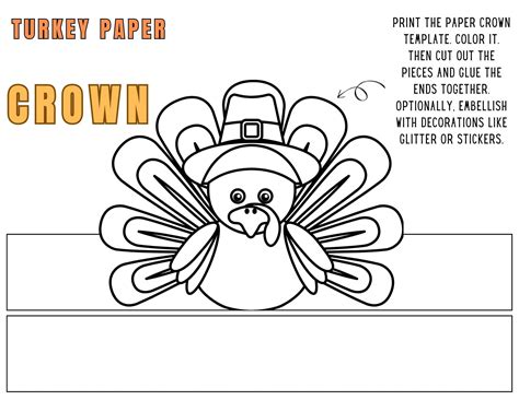 Free Printable Turkey Headband