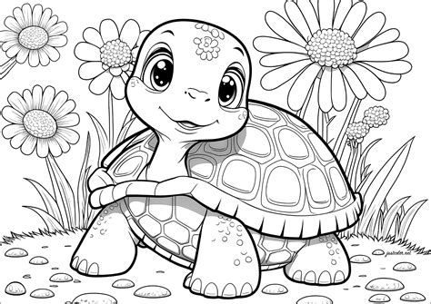 Free Printable Turtle Coloring Pages