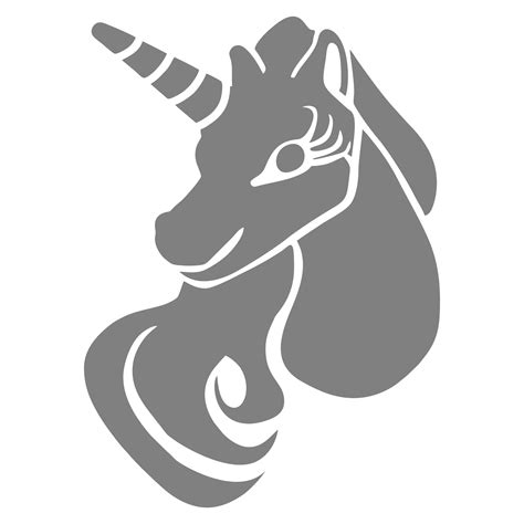 Free printable unicorn pumpkin stencil designs