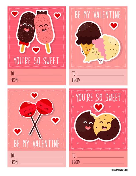 Free printable Valentine's Day cards