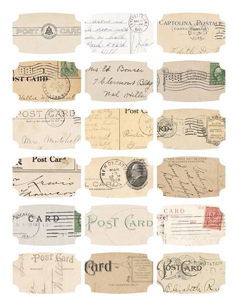 Free Printable Vintage Ephemera in the Public Domain