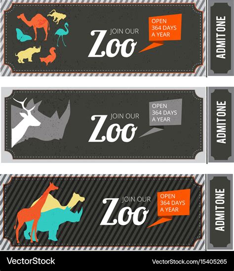 Free Printable Zoo Ticket Template Image 1