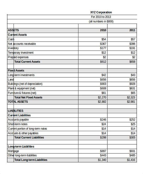 Free Pro Forma Income Statement Template