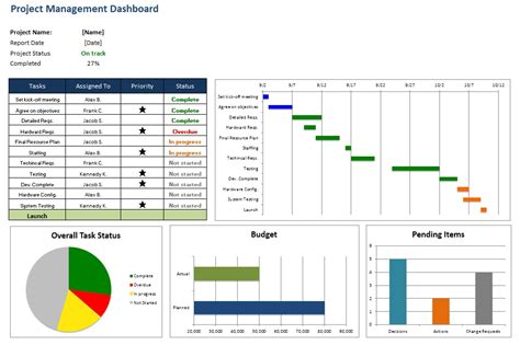 Free Project Schedule Template in Excel